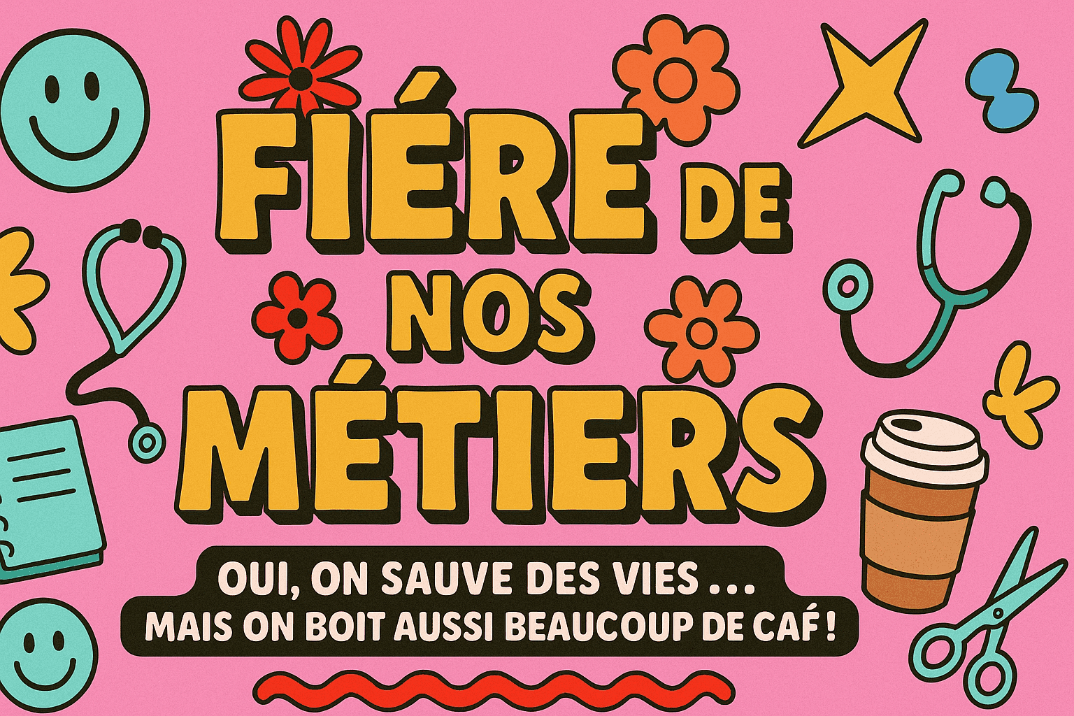 💼 Fière de nos métiers – Du cœur, du style et beaucoup de café - Crea Muze
