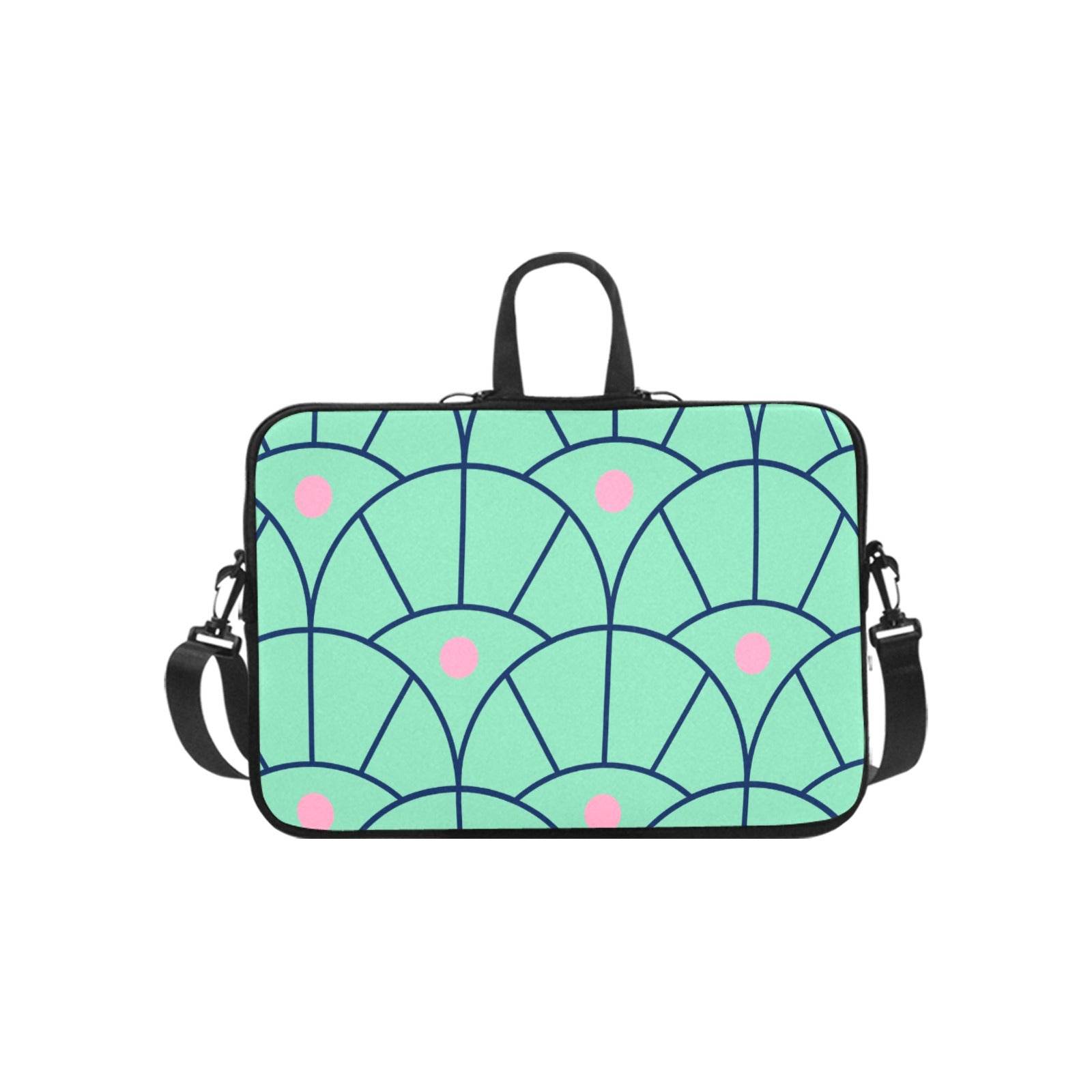 💼 Sacoche Ordinateur – Design Art Déco Pastel 17'' - Crea Muze