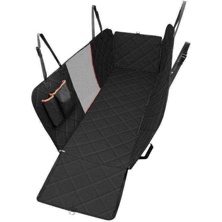 Dog Car Seat Cover View Mesh Pet Carrier Hammock Safety Protector Car Rear Back Seat Mat With Zipper And Pocket For Travel - Crea Muze
