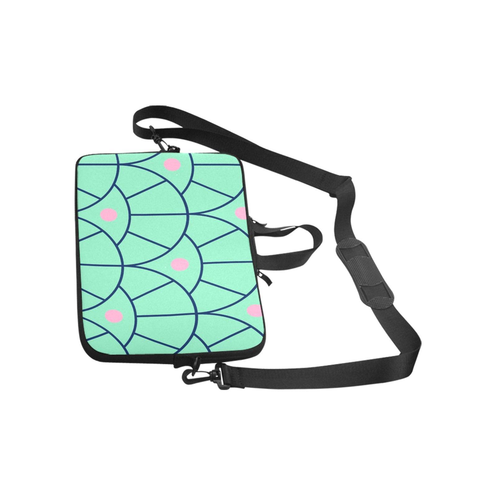 💼 Sacoche Ordinateur – Design Art Déco Pastel 17'' - Crea Muze