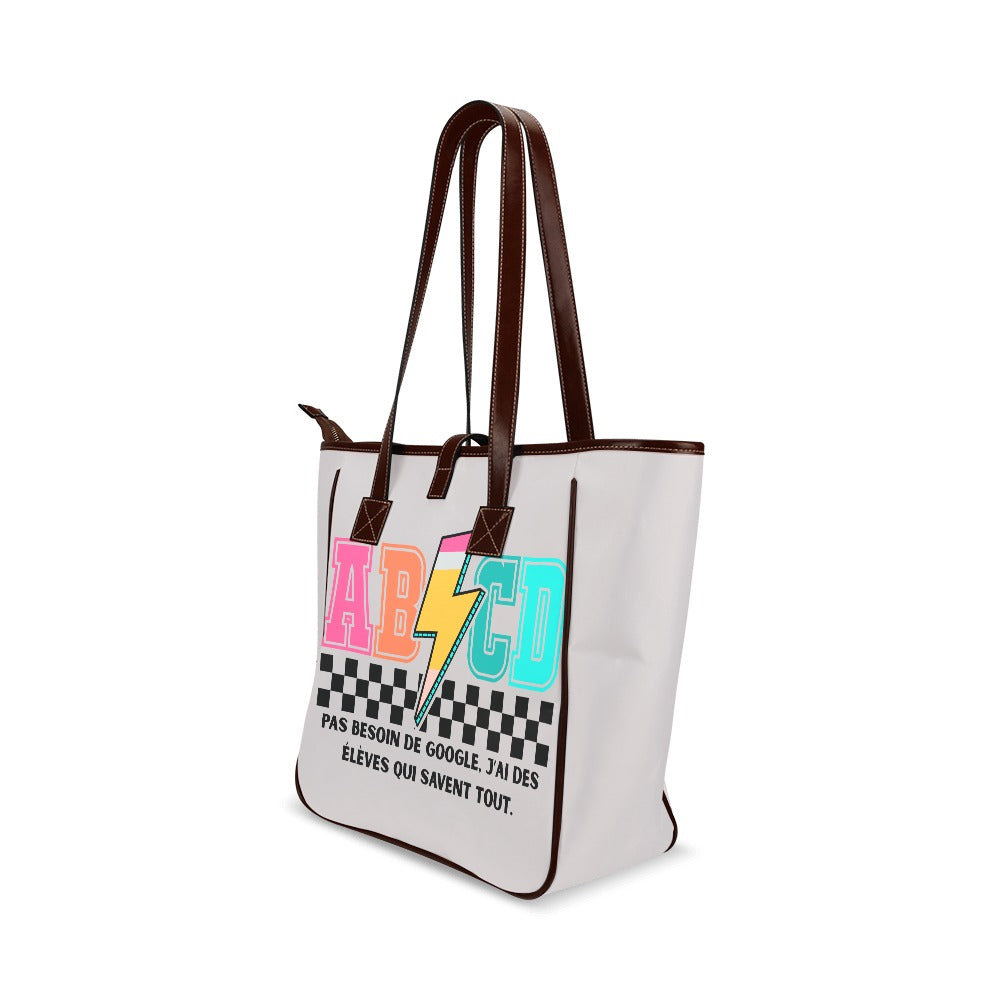 Sac fourre-tout classique ABCD – Humour pour professeurs du primaire - Crea Muze