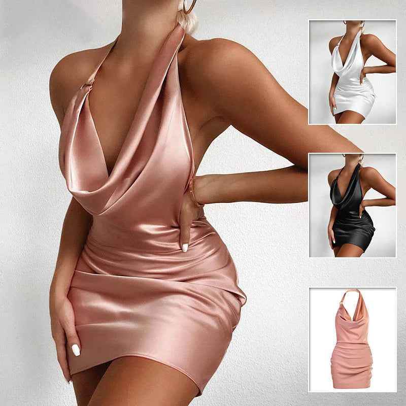 Sleeveless Backless Mini Dress - Crea Muze
