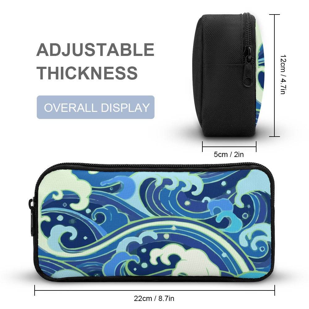 Ensemble sac a dos+Boite a lunch - Vagues - Crea Muze