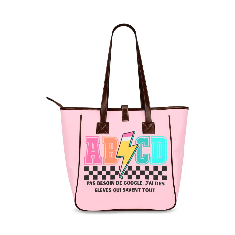 Sac fourre-tout classique ABCD – Humour pour professeurs du primaire - Crea Muze