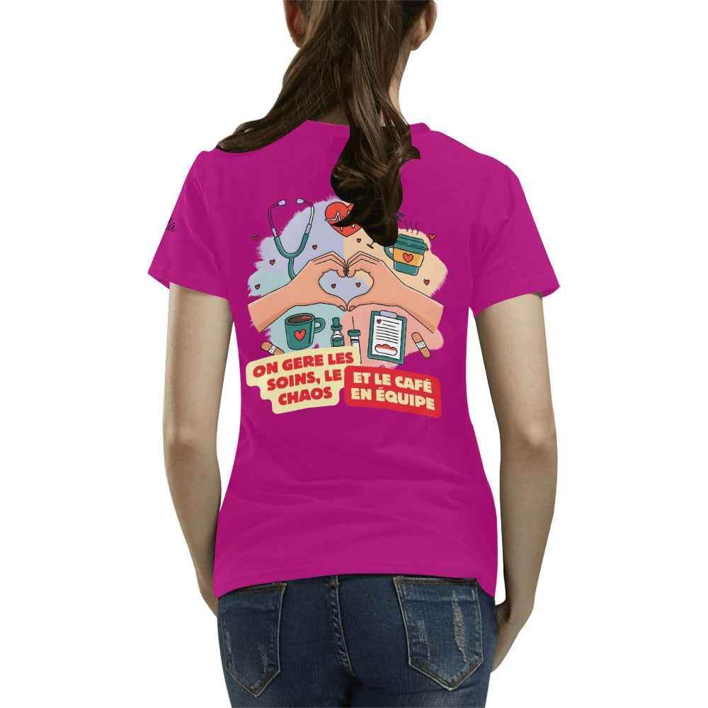 Women's All Over Print T-shirt (USA Size) (T40) - Crea Muze