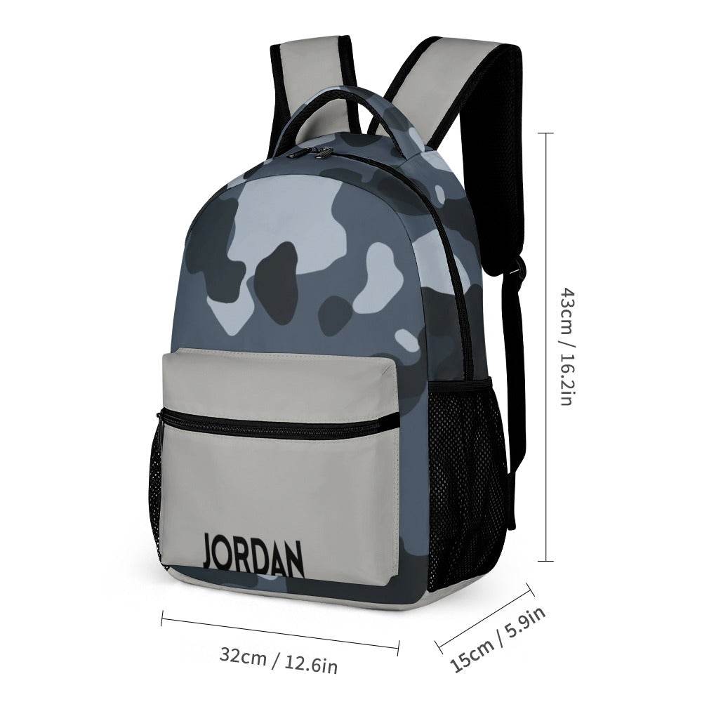 🎒 Ensemble 3 en 1 Personnalisé – Camouflage Urbain - Crea Muze