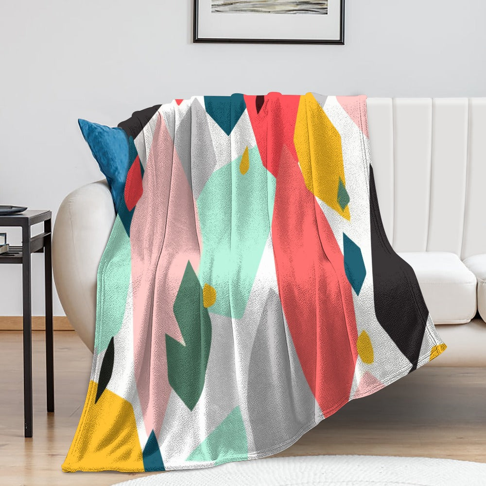 Couverture en flanelle anti-boulochage douce et légère – Plaid cosy - Crea Muze
