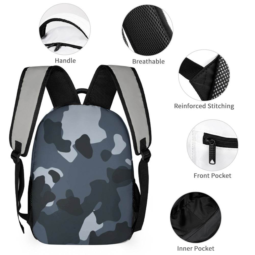 🎒 Ensemble 3 en 1 Personnalisé – Camouflage Urbain - Crea Muze