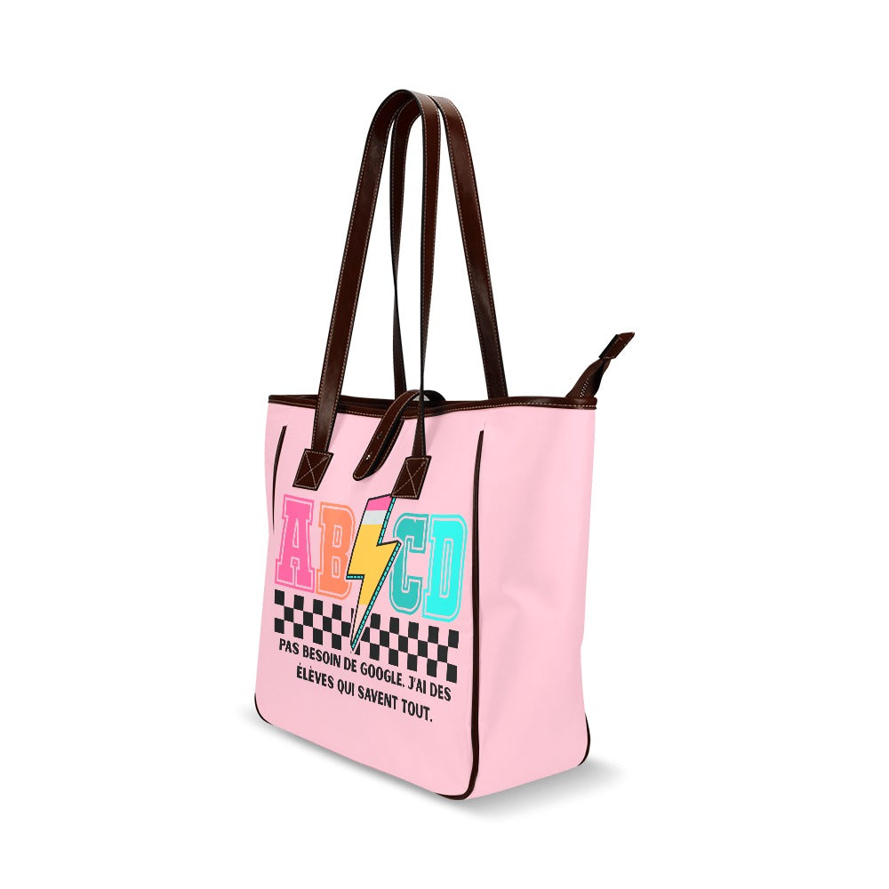 Sac fourre-tout classique ABCD – Humour pour professeurs du primaire - Crea Muze
