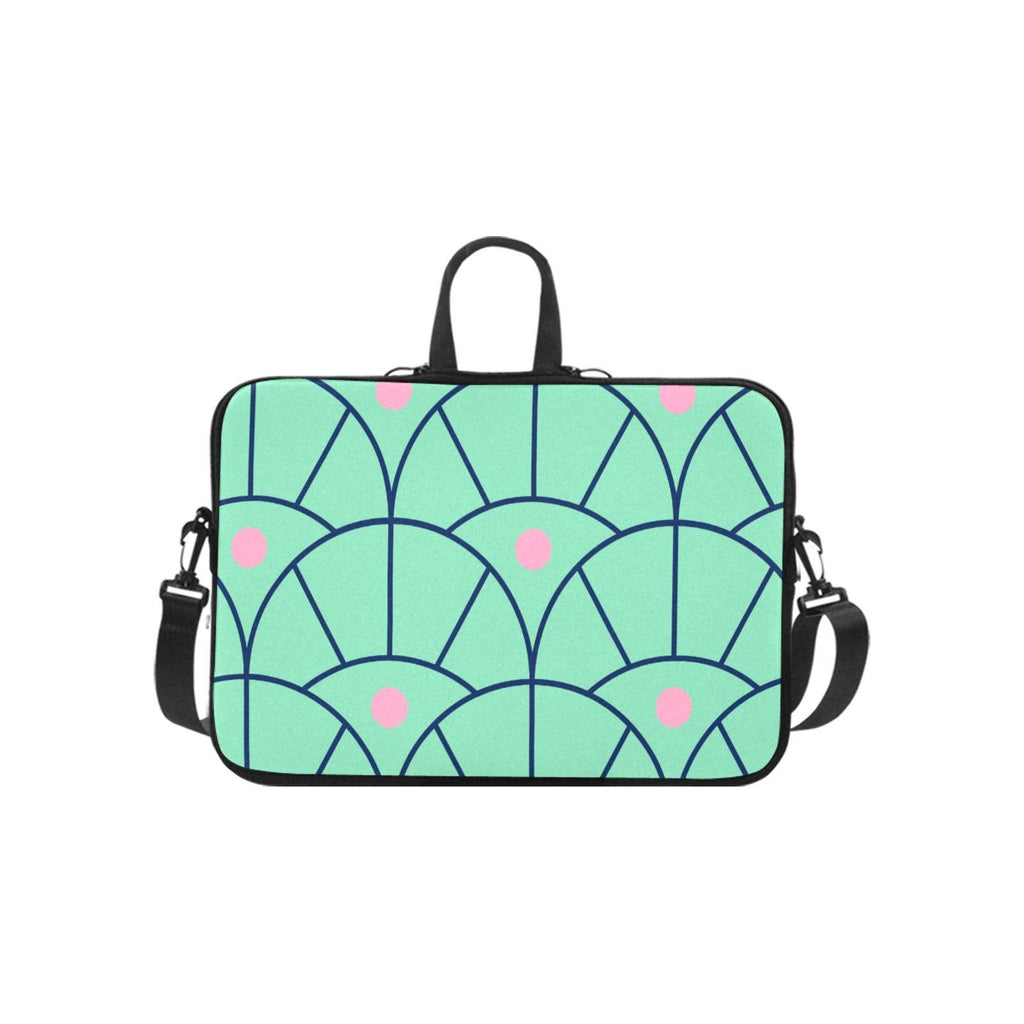 💼 Sacoche Ordinateur – Design Art Déco Pastel 17'' - Crea Muze