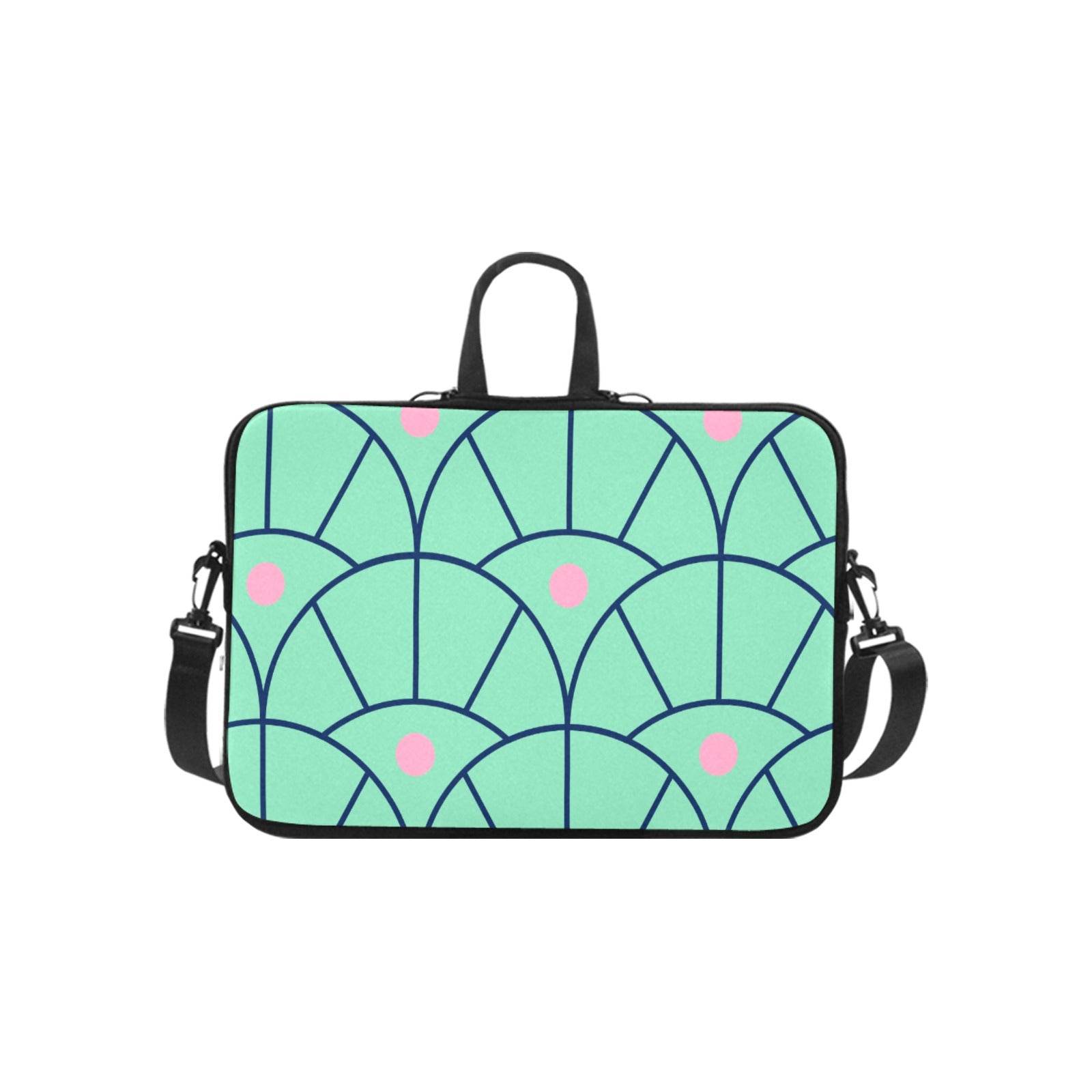 💼 Sacoche Ordinateur – Design Art Déco Pastel 17'' - Crea Muze