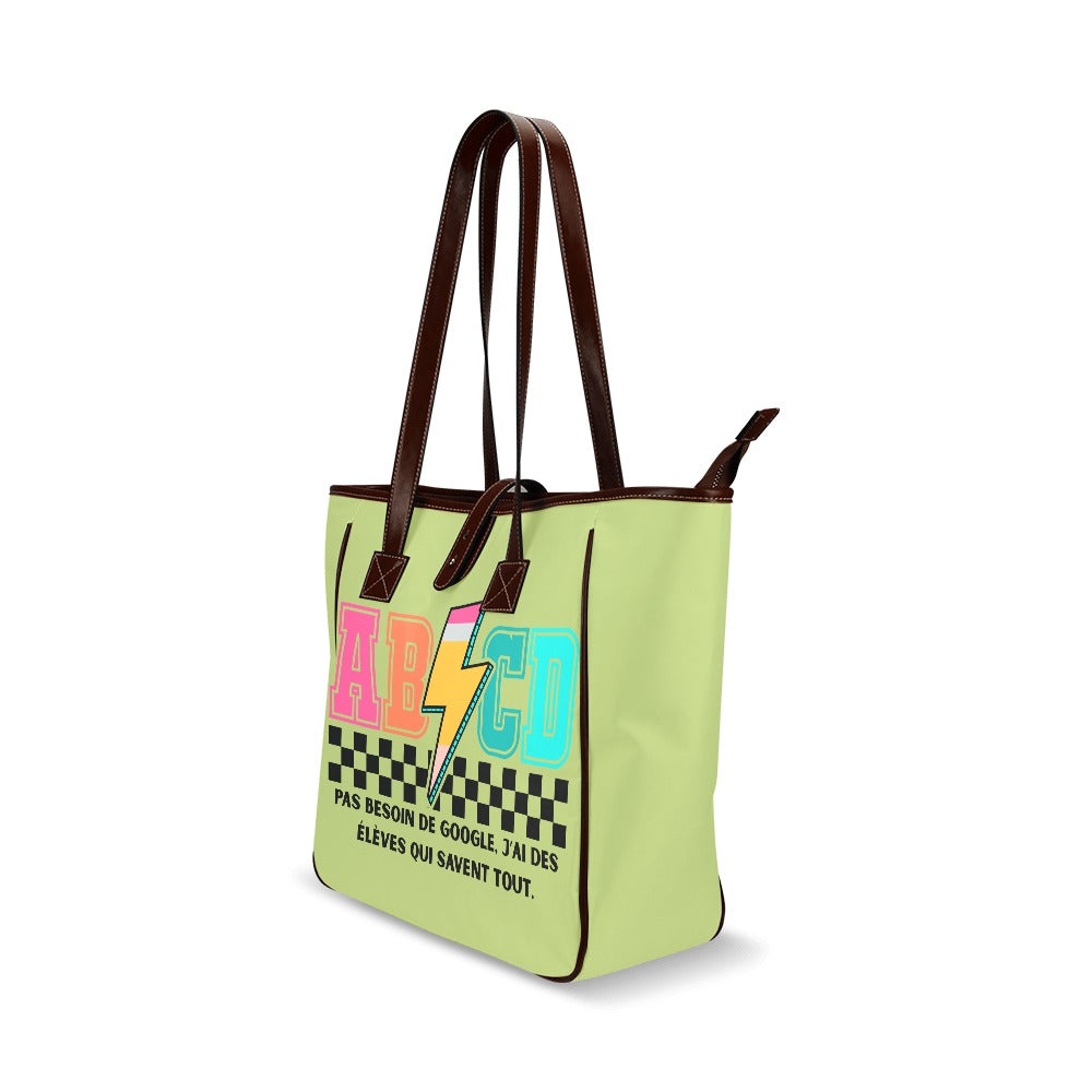 Sac fourre-tout classique ABCD – Humour pour professeurs du primaire - Crea Muze