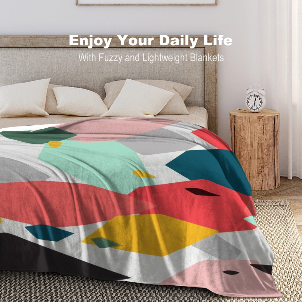Couverture en flanelle anti-boulochage douce et légère – Plaid cosy - Crea Muze