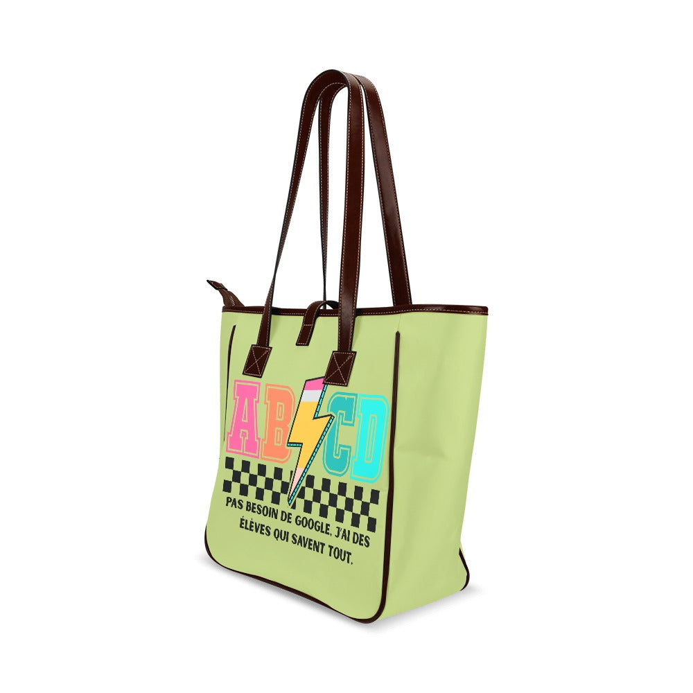 Sac fourre-tout classique ABCD – Humour pour professeurs du primaire - Crea Muze