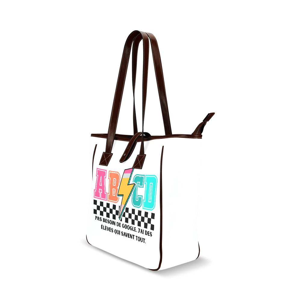 Sac fourre-tout classique ABCD – Humour pour professeurs du primaire - Crea Muze