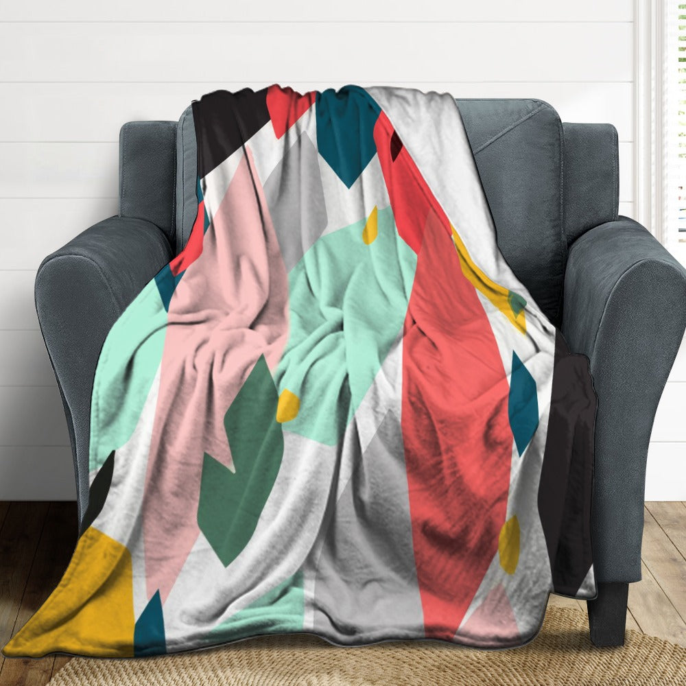Couverture en flanelle anti-boulochage douce et légère – Plaid cosy - Crea Muze