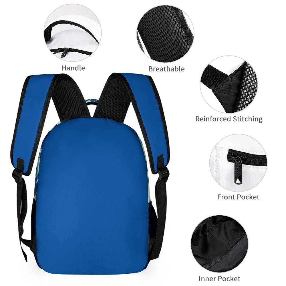 Ensemble sac a dos+Boite a lunch - Vagues - Crea Muze
