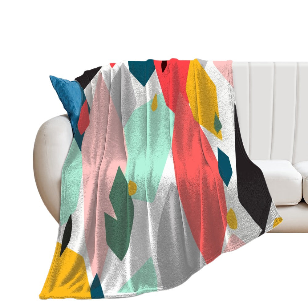 Couverture en flanelle anti-boulochage douce et légère – Plaid cosy - Crea Muze