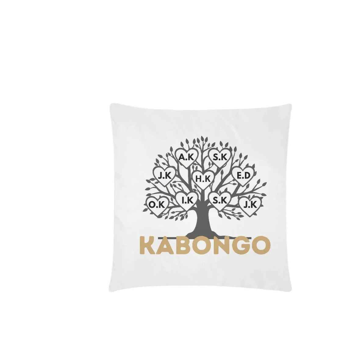 Custom Zippered Pillow Cases 18"x 18" (Twin Sides) (Set of 2)