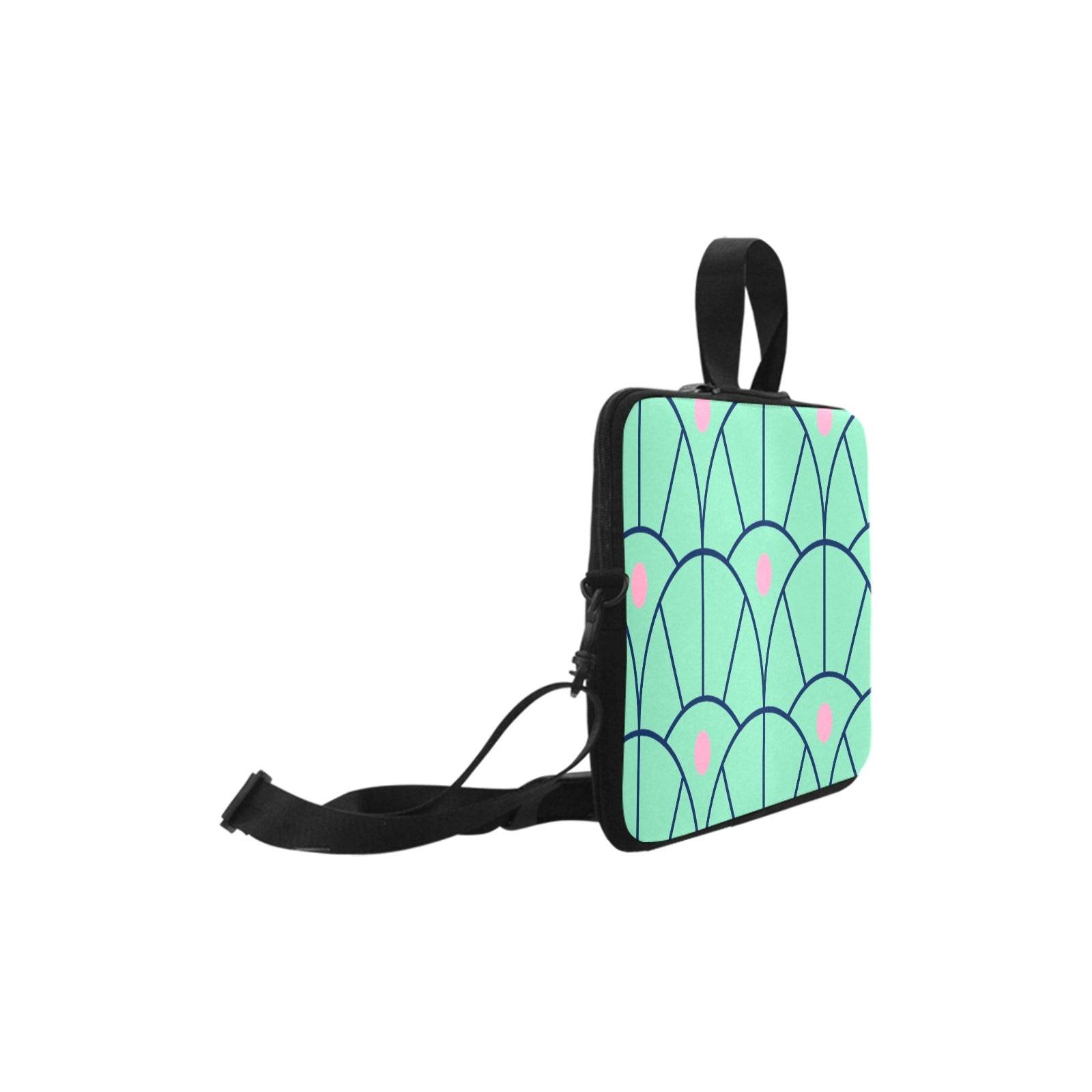 💼 Sacoche Ordinateur – Design Art Déco Pastel 17'' - Crea Muze