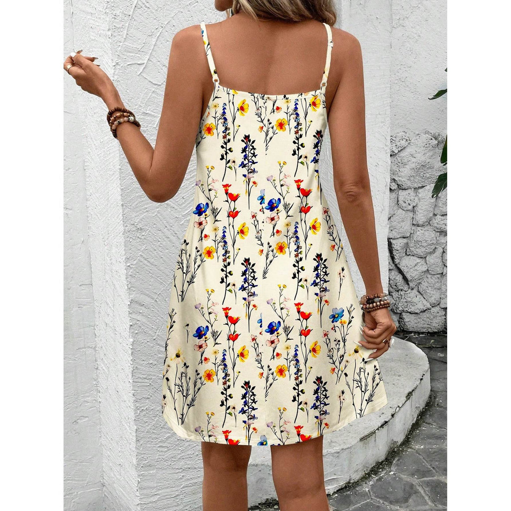 💃 Robe décontractée à motifs – Sans manches - Crea Muze