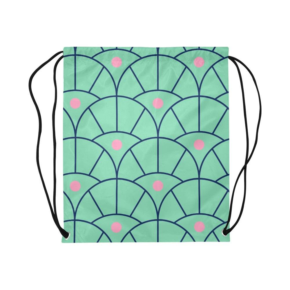 Sac à cordons rétro pop – Smiley & Fleurs Colorées - Crea Muze