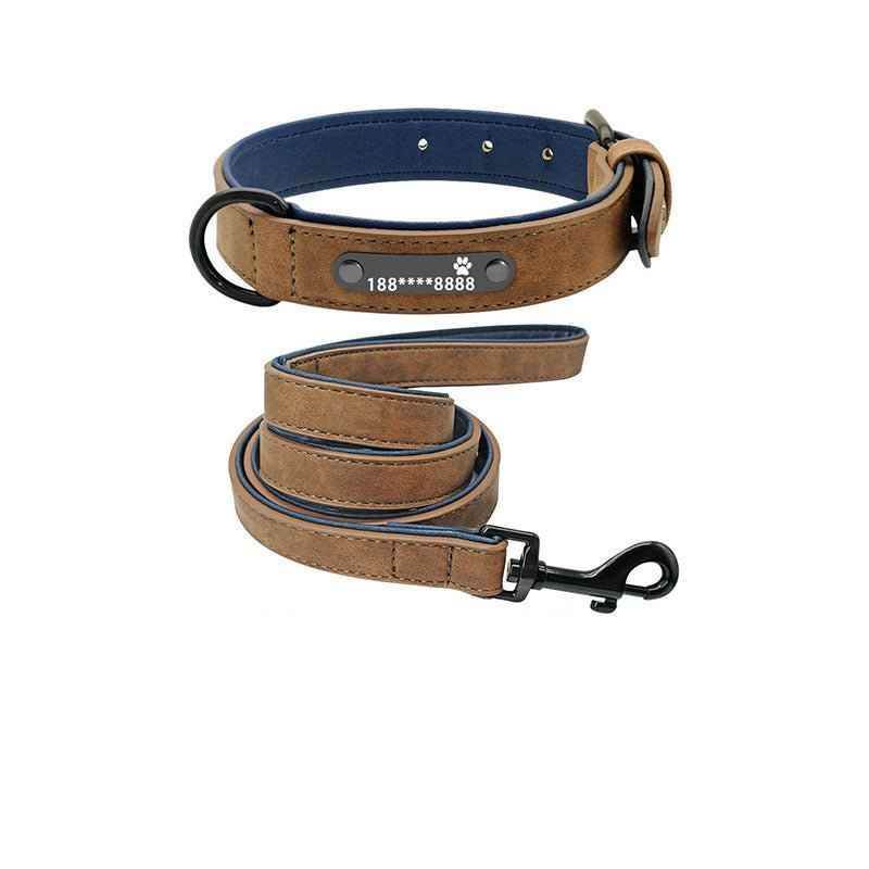 Dog Collar Lettering Anti-Lost Medium Dog Large Dog Small Dog Dog Collar Custom Pet - Crea Muze