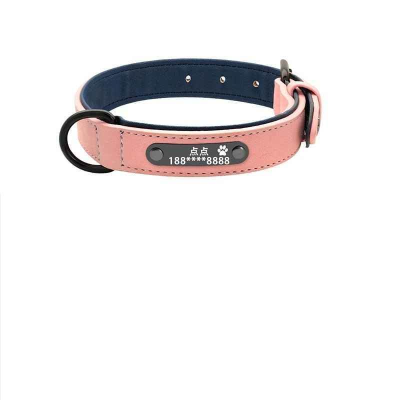 Dog Collar Lettering Anti-Lost Medium Dog Large Dog Small Dog Dog Collar Custom Pet - Crea Muze