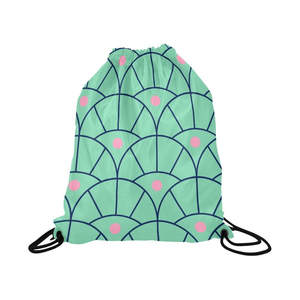 Sac à cordons rétro pop – Smiley & Fleurs Colorées - Crea Muze