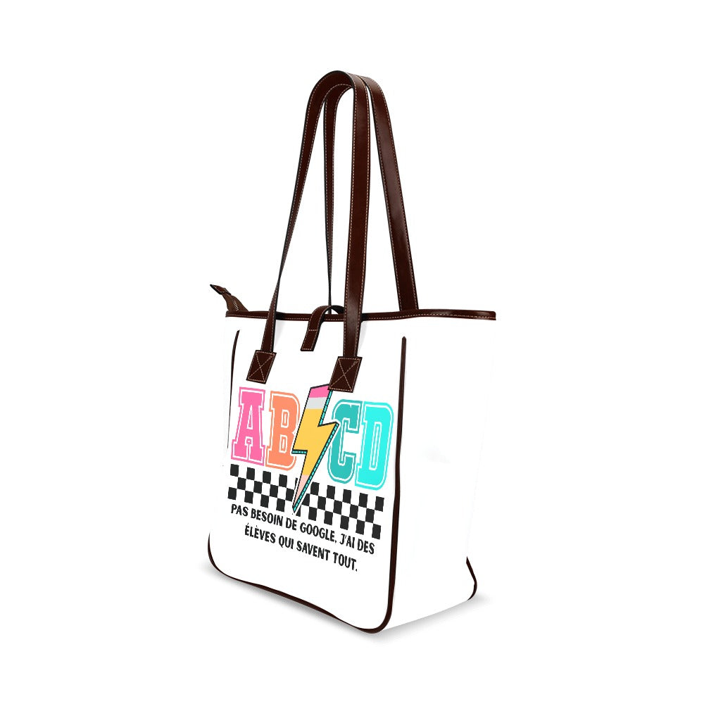 Sac fourre-tout classique ABCD – Humour pour professeurs du primaire - Crea Muze