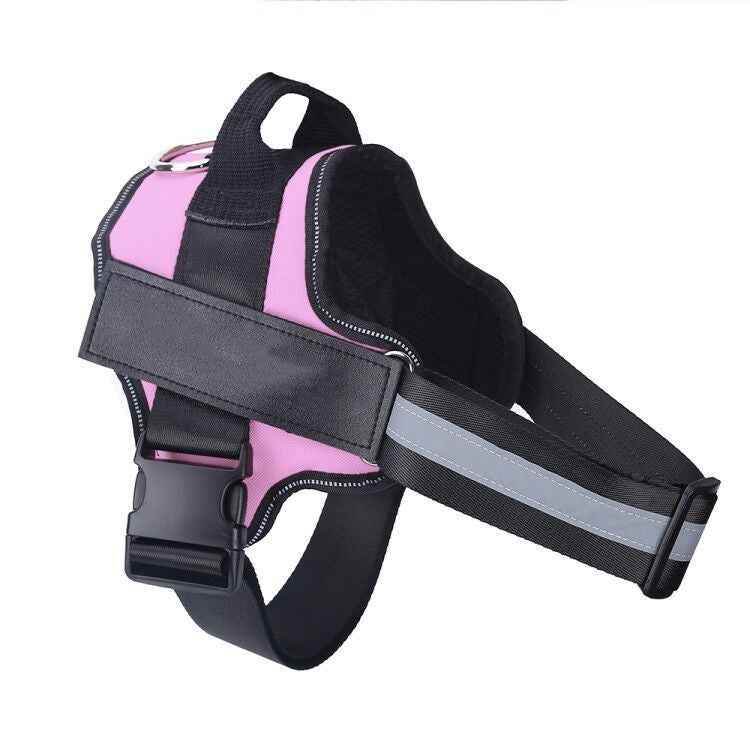 Personalized Dog Harness NO PULL Reflective Breathable Adjustable Pet Harness Vest For Small Large Dog Custom Patch Pet Supplies - Crea Muze
