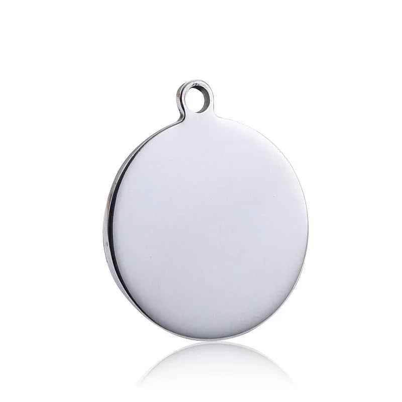 Small Pendant Anti-lost Pet Titanium Steel Tag - Crea Muze