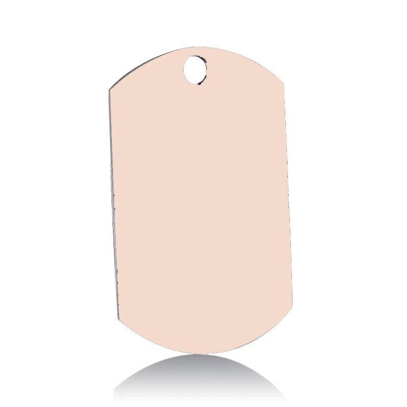 Small Pendant Anti-lost Pet Titanium Steel Tag - Crea Muze