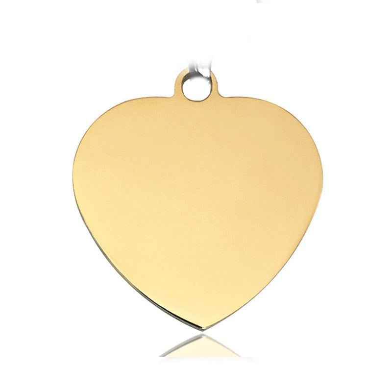 Small Pendant Anti-lost Pet Titanium Steel Tag - Crea Muze