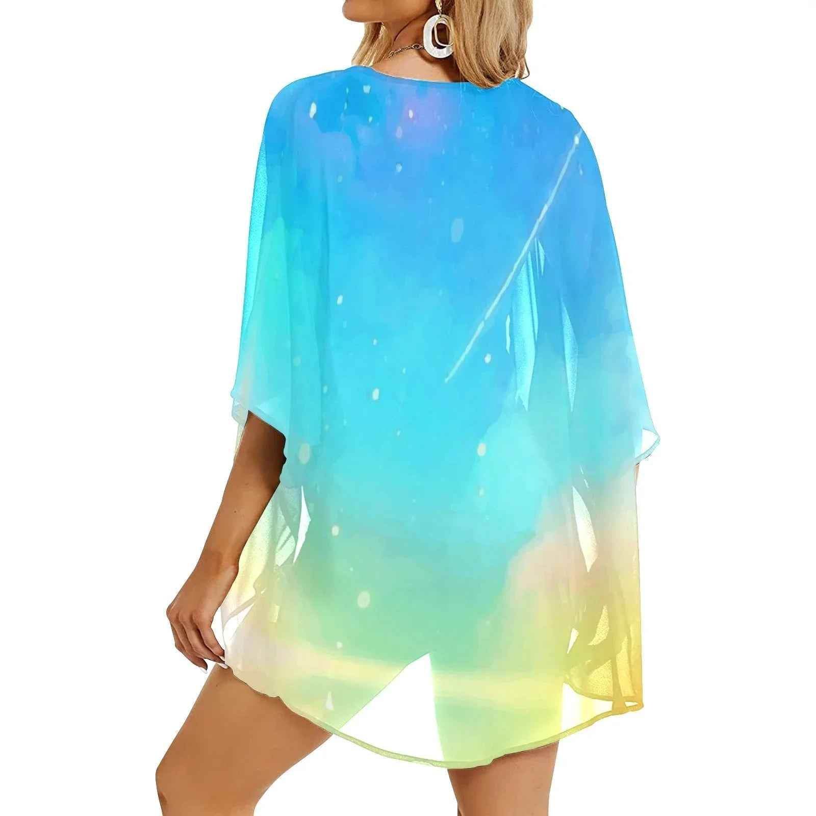 Kimono en mousseline de soie pour femme - Crea Muze